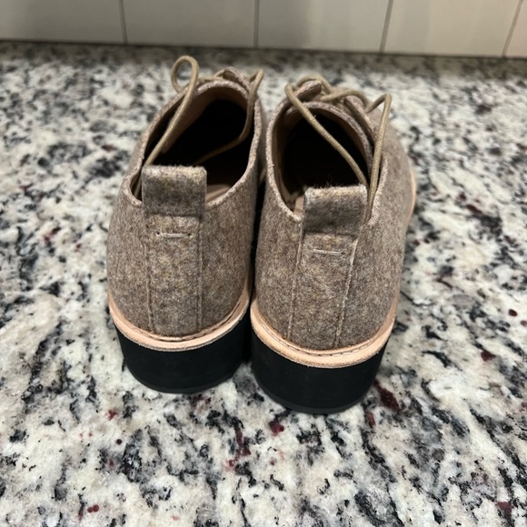 Eileen Fisher NIMS Felt Platform Oxfords Sz 8 - Picture 5 of 8